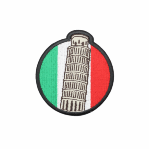 Emblema Bordado Itália – Torre de Pisa