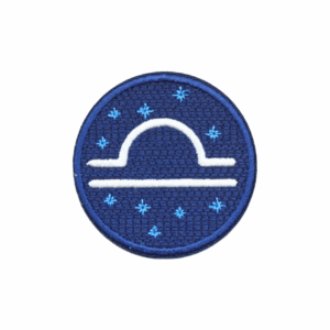 Emblema Bordado - Signo Balança