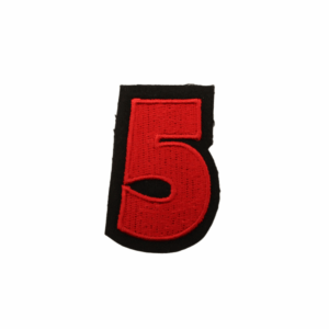 Emblemas Living Nº 5 Vermelho