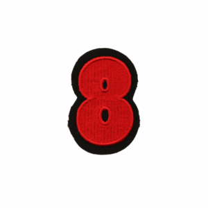 Emblemas Living Nº 8 Vermelho