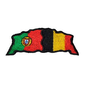 Emblema Bordado – Bandeira Portugal Bélgica