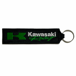 Porta-chaves Bordado Kawasaki Racing Preto