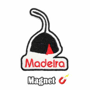 Insignia magnética bordada con pasador de Madeira (imán)