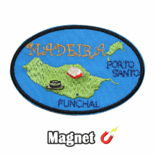 Emblema Magnético Bordado Mapa Ilhas Madeira (Íman)