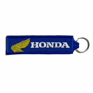 Honda Blue Embroidered Key Ring