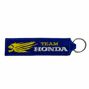 Porta-chaves Bordado Team Honda Azul