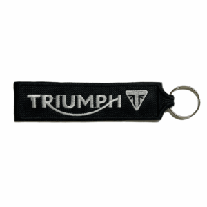Llavero bordado negro Triumph