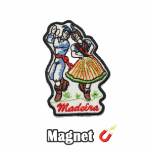Insignia magnética bordada de Bailinho da Madeira Portugal (imán)