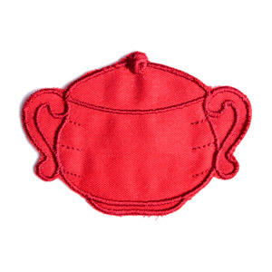 Emblemas Living Louça Açucareiro Pequeno Grená