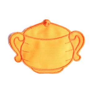 Emblemas Living Louça Açucareiro Pequeno Laranja