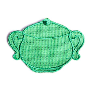 Emblemas Living Louça Açucareiro Pequeno Verde