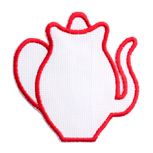 Vajilla Living Badges Bulle Blanco y Granate