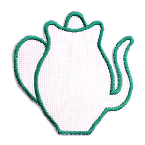 Emblemas Living Louça Bulle Branco e Verde