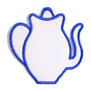 Emblemas Living Louça Bulle Peq. Branco e Azul