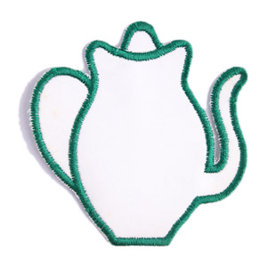 Emblemas Living Louça Bulle Peq. Branco e Verde