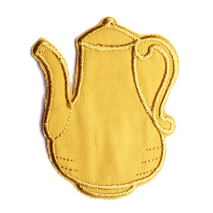 Emblemas Living Louça Bulle Pequeno Amarelo