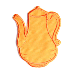 Emblemas Living Louça Bulle Pequeno Laranja