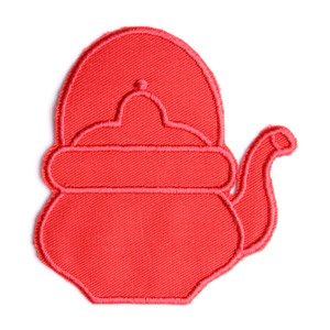 Emblemas Living Louça Chaleira Peq. Grená