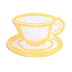Emblemas Living Louça Chávena Cornely Amarela