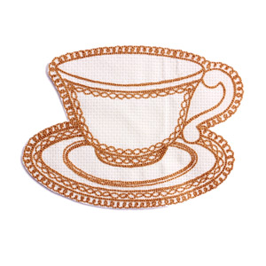 Emblemas Living Louça Chávena Cornely Castanha