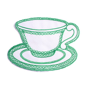 Emblemas Living Louça Chávena Cornely Verde
