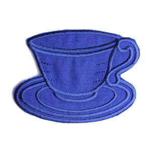 Emblemas Living Louça Chávena Pequena Azul