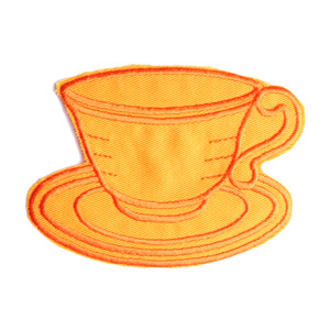 Emblemas Living Louça Chávena Pequena Laranja