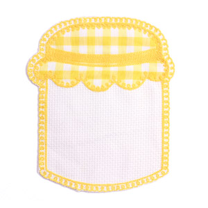 Emblemas Living Louça Frasco Mel Cornely Amarelo