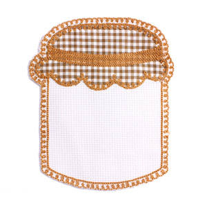 Emblemas Living Louça Frasco Mel Cornely Castanho