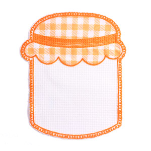 Emblemas Living Louça Frasco Mel Cornely Laranja