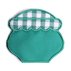 Petit pot à miel en faïence Living Emblems Vert