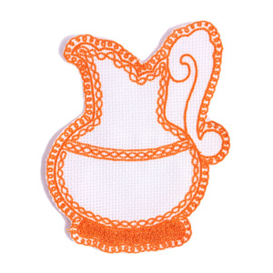 Emblemas Living Louça Jarro Cornely Laranja