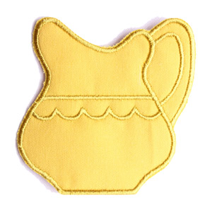 Emblemas Living Louça Jarro Peq. Amarelo