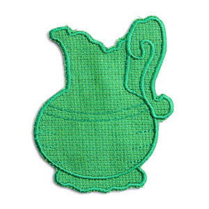 Emblemas Living Louça Jarro Pequeno Verde