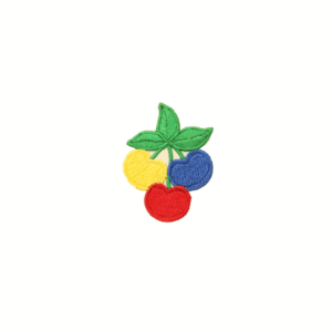 Nature Fruit Emblem Three Cherries