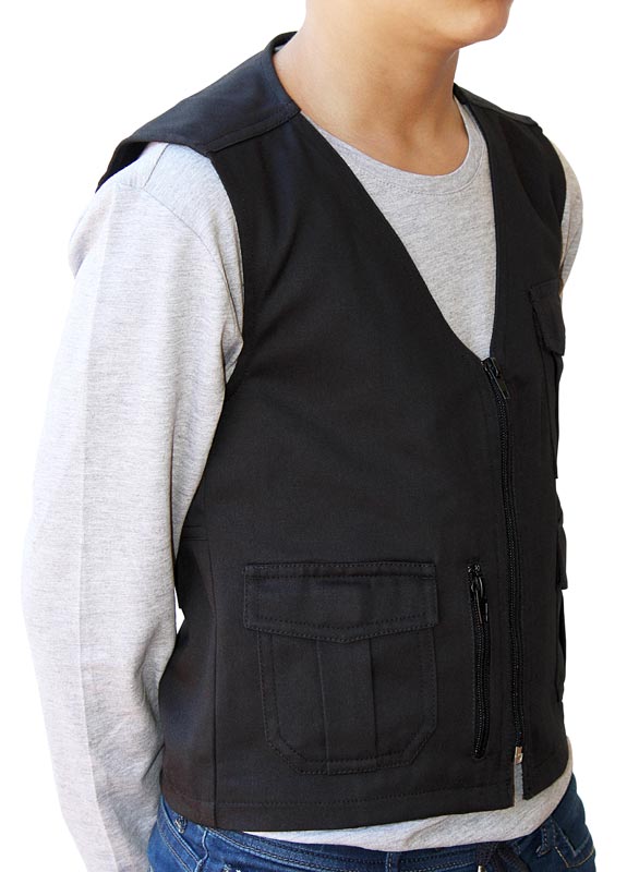 Colete Motard criança (em preto, sem personalização) - Imagem 16