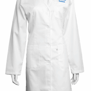 Bata blanca personalizada para mujer