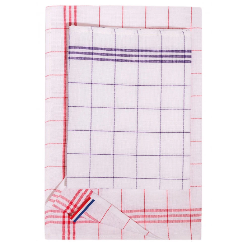 Checkered kitchen towel