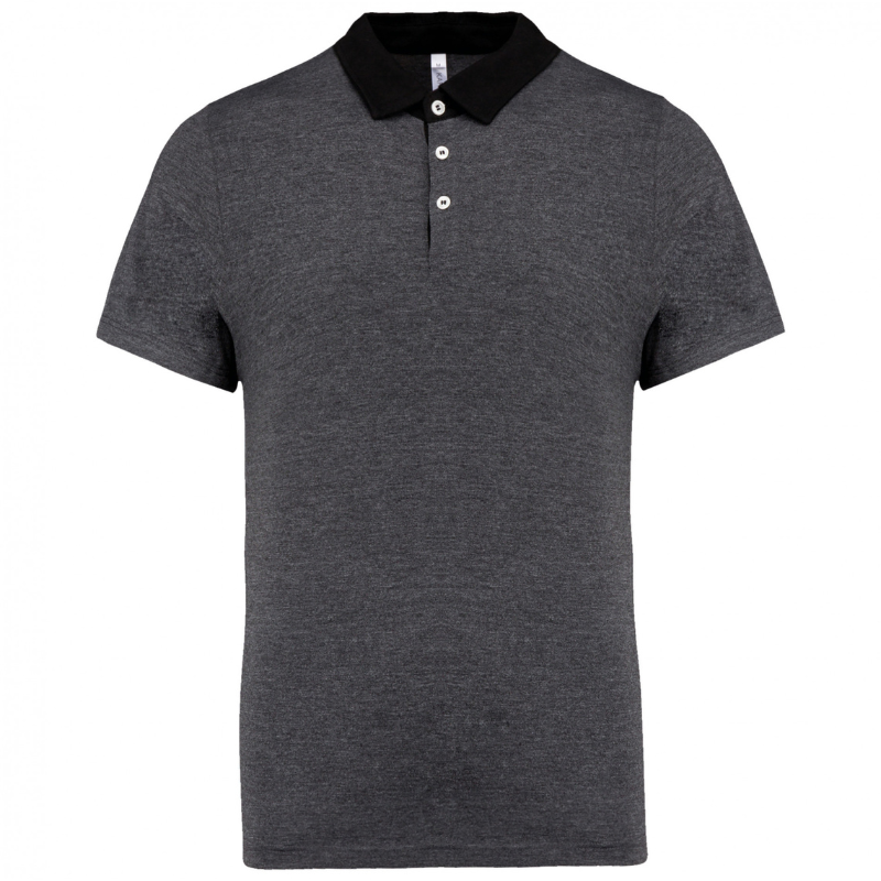 Polo de Homem Jersey Bicolor – Image 3