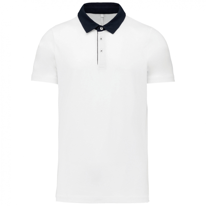 Polo de Homem Jersey Bicolor – Image 2