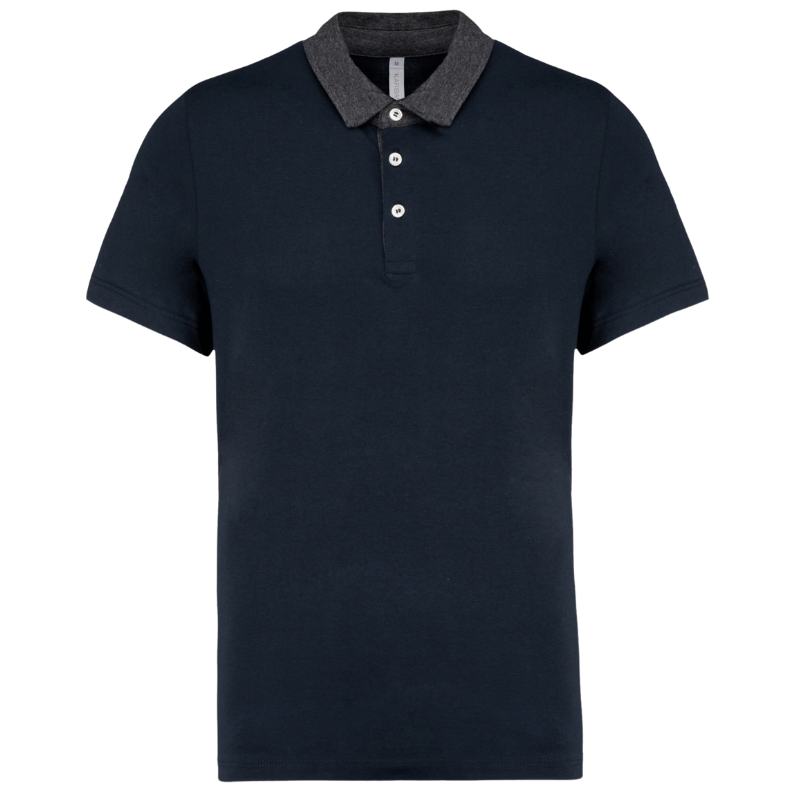 Polo de Homem Jersey Bicolor – Image 4