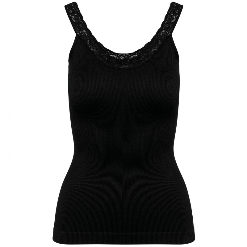 Top Eco-responsável Sem Costura com Renda - Image 3