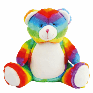 Urso de Peluche com Fecho Multicolor