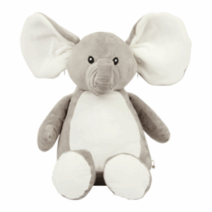 Elefante de Peluche com Fecho