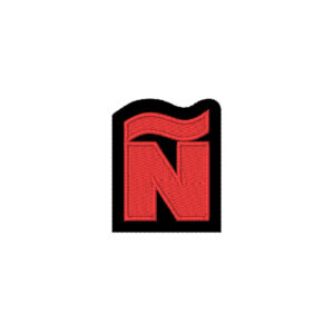 Emblemas Living Caractere Ñ - N com Til - Vermelho