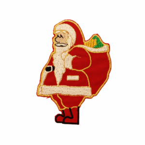 Living Santa Claus Badges