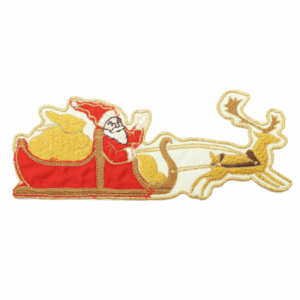 Living Sleigh Christmas Badges