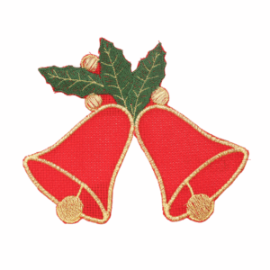 Living Christmas Emblems Bells Christmas Red Wed.