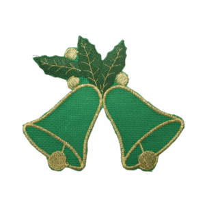 Insignias Living Bells Navidad Mié verde