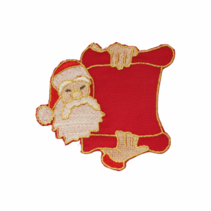 Chapas Living Santa Claus Mensaje Rojo